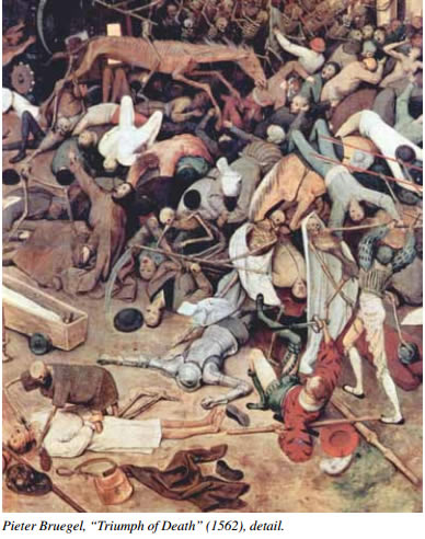 Pieter Bruegel, �Triumph of Death� (1562), detail.